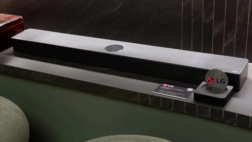 Lg mostra linha de produtos para 2024 na casacor Soundbars da lg na casacor 2024.
