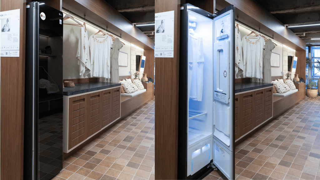 LG zeigt Produktlinie für 2024 bei Coator Engerer Stil am Mantel 2024.