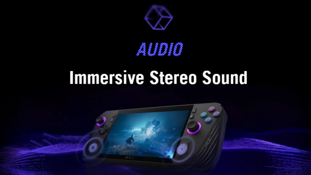 Rog ally x é anunciado com mais memória, bateria e design aprimorado Novo áudio do rog ally x conta com dolby atmos.