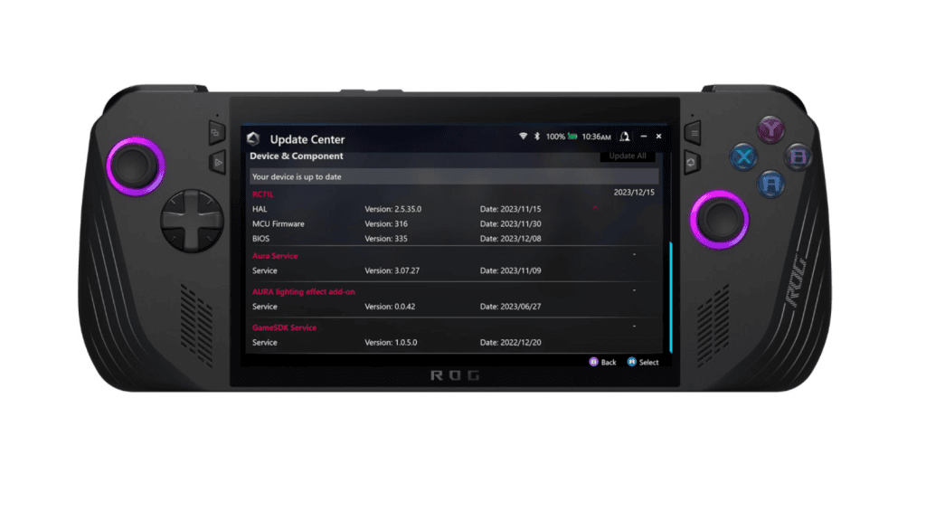 ROG ALL X 发布,配备更多内存、电池和改进设计 ROG ALL X 发布,配备更多内存、电池和改进的设计。华硕推出了一款便携式游戏机版本,配备高达 1 TB 的存储空间、24 GB 的 RAM、更好的人体工程学设计以及 24% 的通风效果