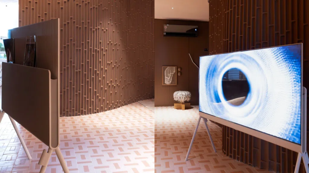 Lg mostra linha de produtos para 2024 na casacor Smarttv lg posé dispõe de design inovador.