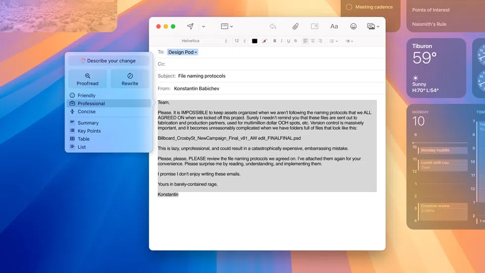 Macos sequoia introduz apple intelligence e espelhamento de tela do iphone Macos sequoia introduz apple intelligence e espelhamento de tela do iphone. Durante a wwdc 2024, a apple apresentou os recursos que serão propulsionados pela inteligência artificial da empresa, que estará disponível também no iphone e ipad