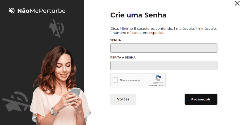 كيفية منع مكالمات التسويق عبر الهاتف على Procon وAnatel إنشاء كلمة مرور الوصول. الصورة: لوكاس جوميز، سمت