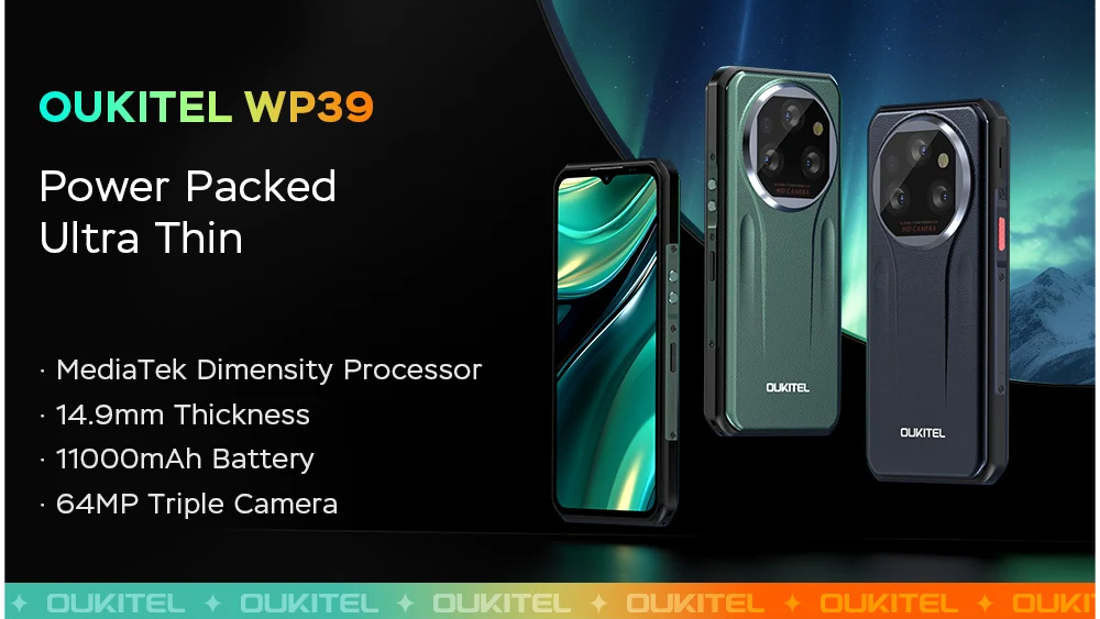 Celulares 5g acessíveis: conheça o oukitel c50, oukitel wp39 e o oukitel wp50 Ainda sobre a câmera, o aparelho também conta com uma câmera de visão noturna. Imagem: aliexpress