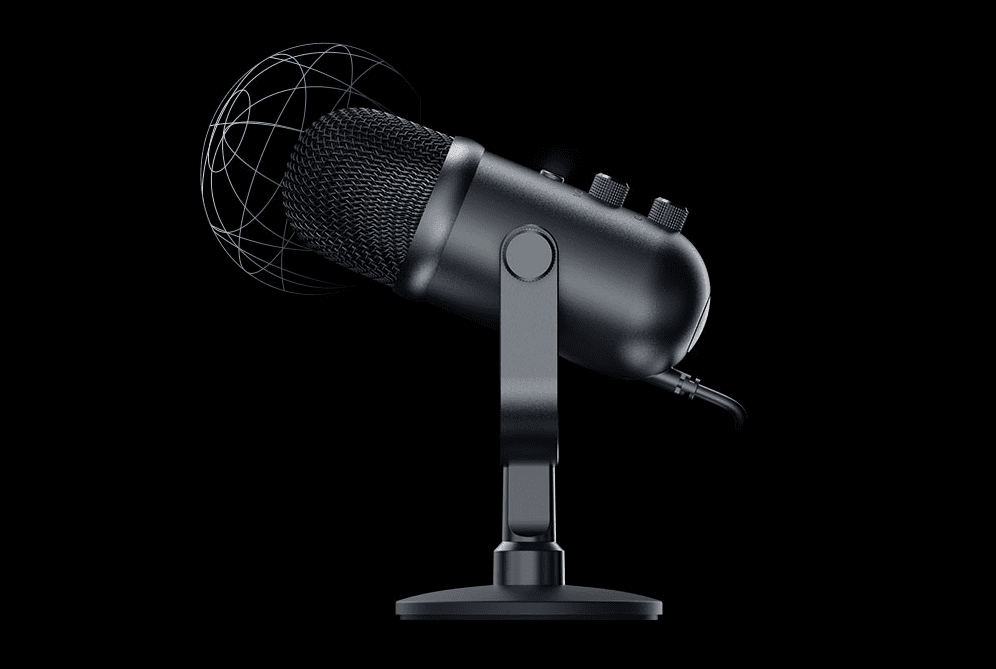 Os melhores microfones gamer para comprar já Imagem promocional do razer seiren v2 x, um dos melhores microfones gamer do mercado / fonte: razer