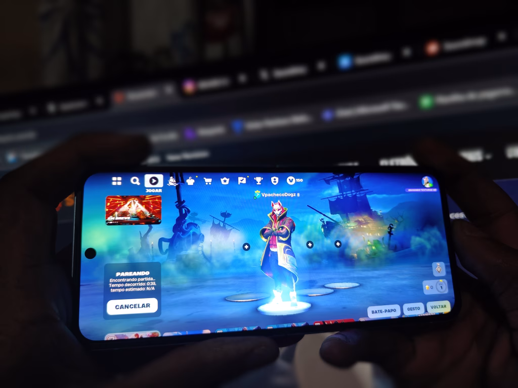 Review: galaxy z flip6 é a melhor versão do dobrável da samsung Fortnite rodando no galaxy z flip6