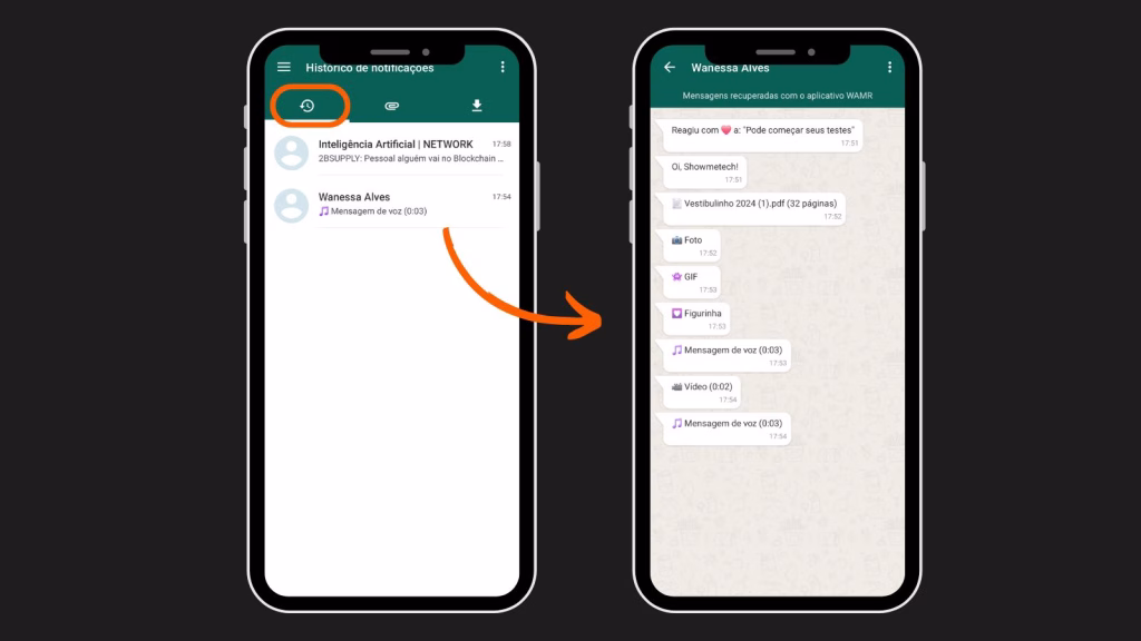 Como recuperar mensagens apagadas do whatsapp usando o wamr Saiba como recuperar mensagens apagadas do whatsapp.