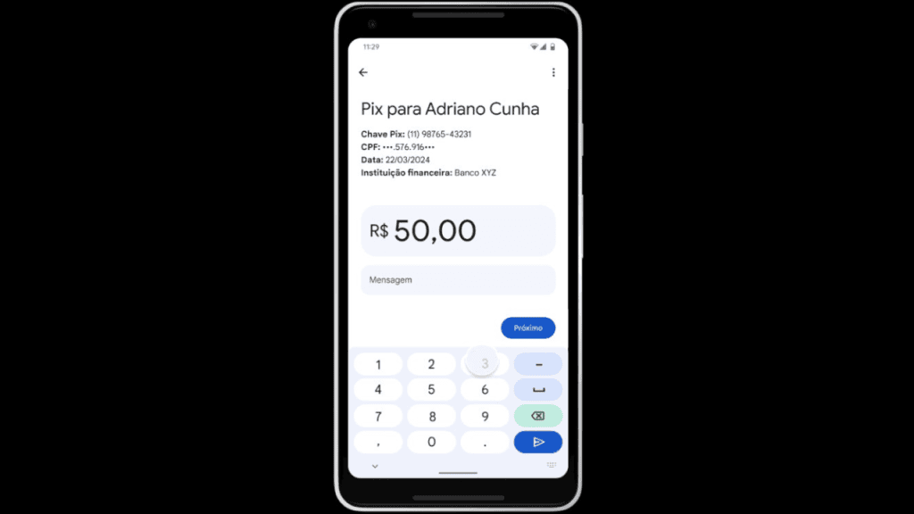 Pix arrives in the Google wallet. See how it works Pix in google wallet