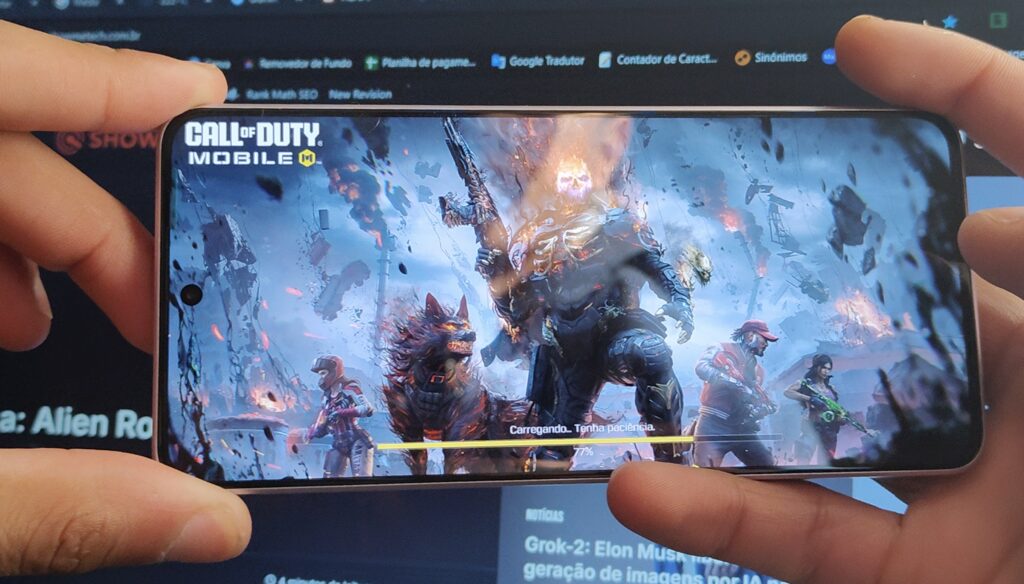 Review: oppo reno11 f 5g é um intermediário raiz, impulsionado por ia Oppo reno11 f 5g rodando call of duty mobile