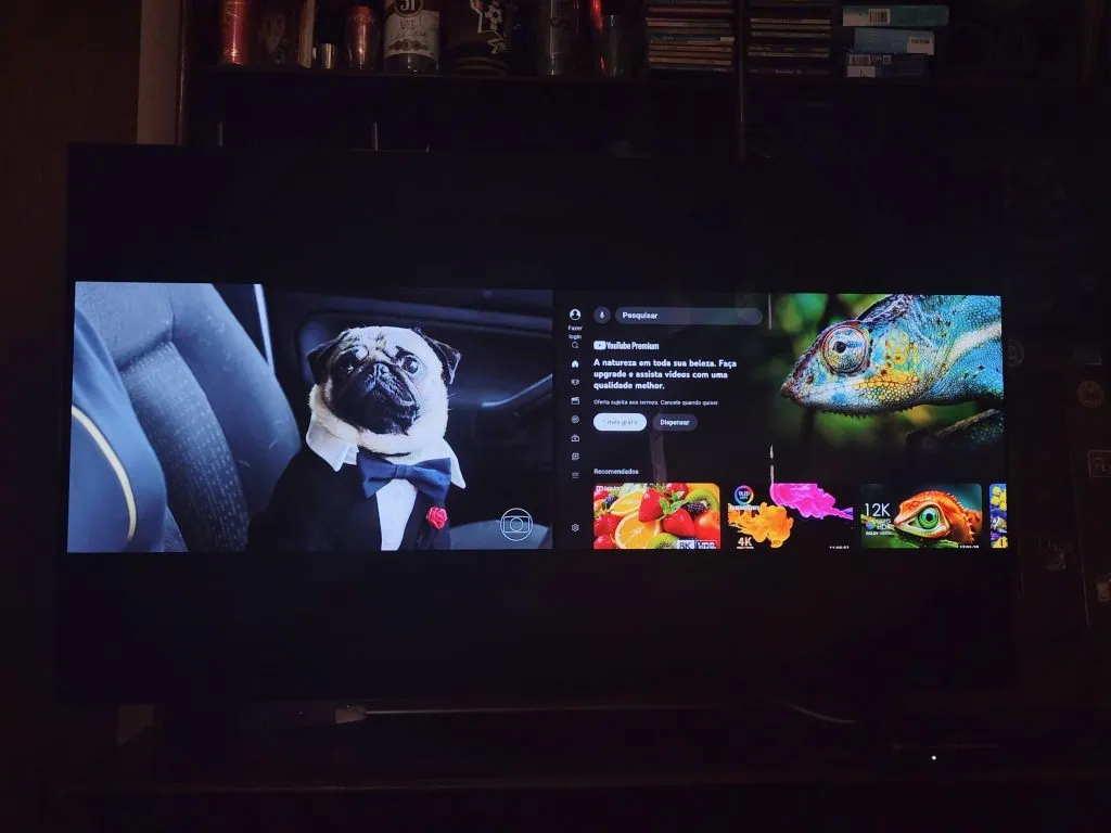 Review: lg oled evo c4 prova que o que é bom, sempre pode melhorar Tela dividida da smart tv lg oled evo ai c4 4k