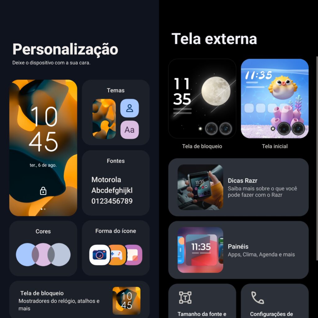 Review: moto razr 50 ultra é um dobrável estiloso com boas câmeras Review: moto razr 50 ultra é um dobrável estiloso com boas câmeras. Com um sistema de câmeras renovado e maior duração de bateria em relação ao moto razr 40 ultra, aparelho é o grande concorrente do galaxy z flip6. Confira o que achamos
