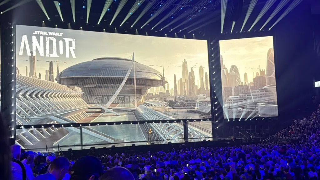 D23 2024: veja os trailers e anúncios divulgados no disney 23 (d23) Imagem da arte da segunda temporada de andor, na d23 2024. (foto: reprodução)