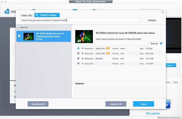 Como baixar vídeo (ou música) do youtube sem app Macx youtube downloader