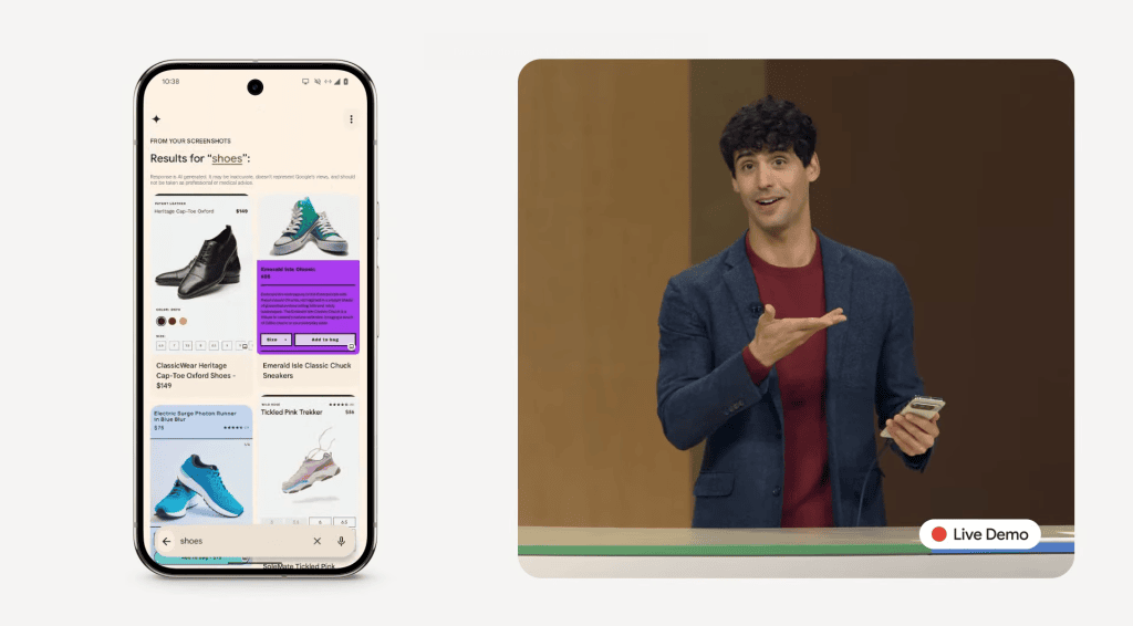 Pixel screenshots da linha google pixel