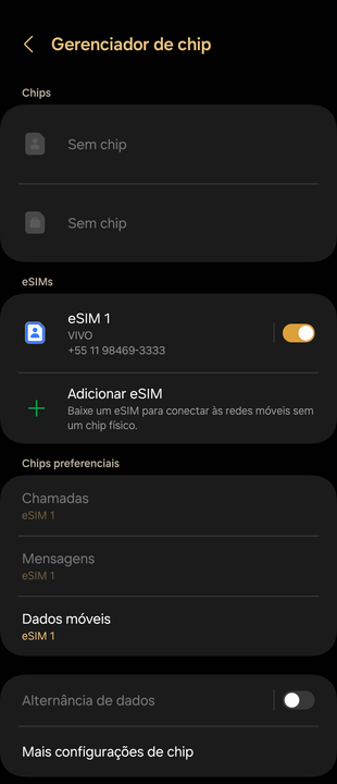 Como ativar o esim no celular Como ativar o esim no celular. O novo chip virtual ou esim permite que você instale rapidamente qualquer linha de operadora no celular, incluindo as internacionais. Veja como ativar no android ou iphone