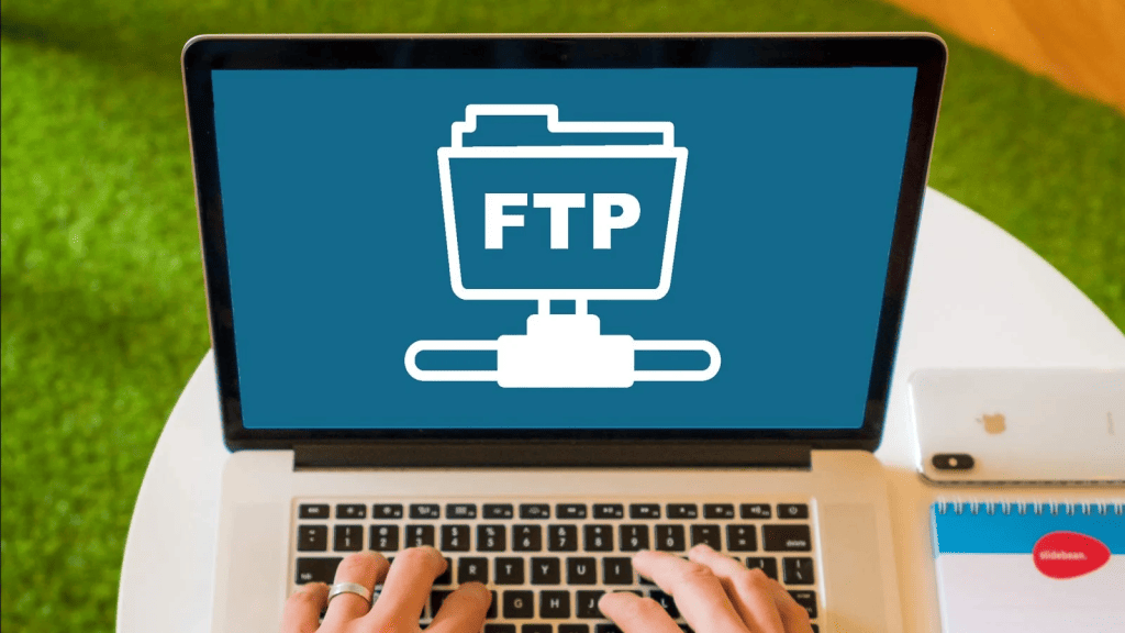 Arquivos ftp para transferência de dados, conexão e segurança digital.
