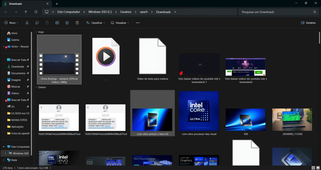 Como baixar vídeo (ou música) do youtube sem app Vídeo salvo na galeria