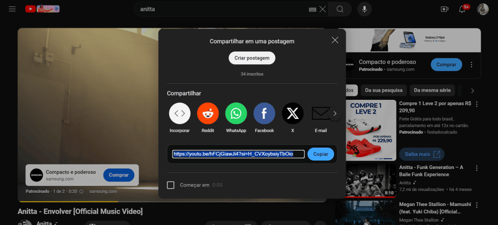 Como baixar vídeo (ou música) do youtube sem app Página do youtube para baixar vídeo no youtube downloader hd