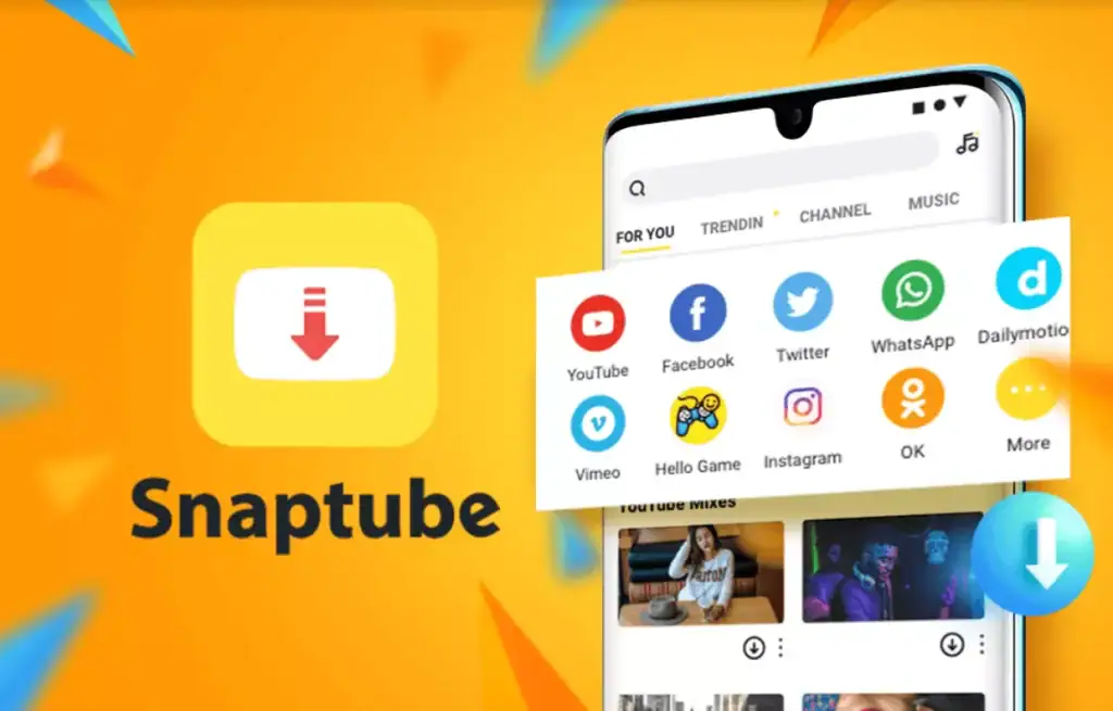Ícone de aplicativo de download de vídeos para redes sociais e plataformas como youtube e instagram.