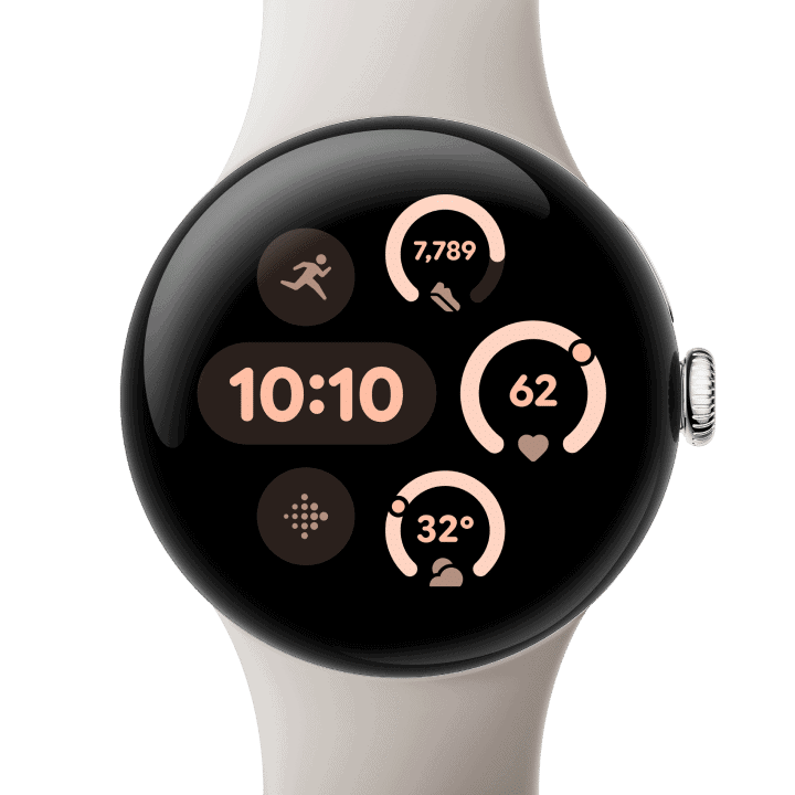 Tela do pixel watch 3, o relógio inteligente do google
