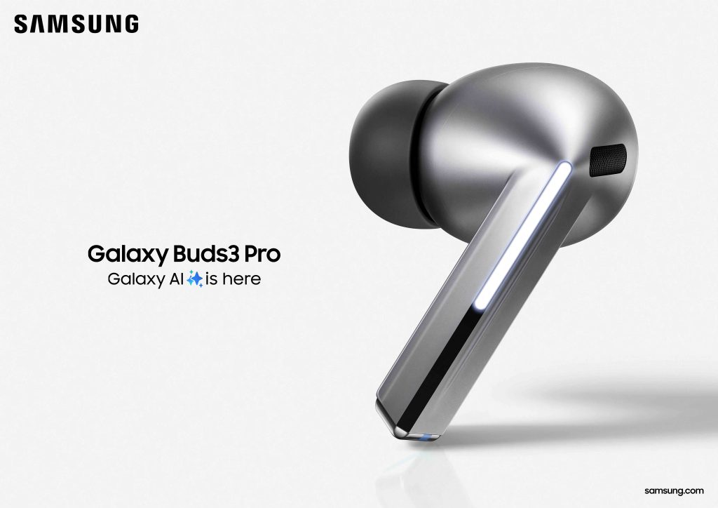 Welke moet je kiezen? Galaxy Buds3 of Galaxy Buds3 Pro? Galaxy buds3 pro in grijze kleur