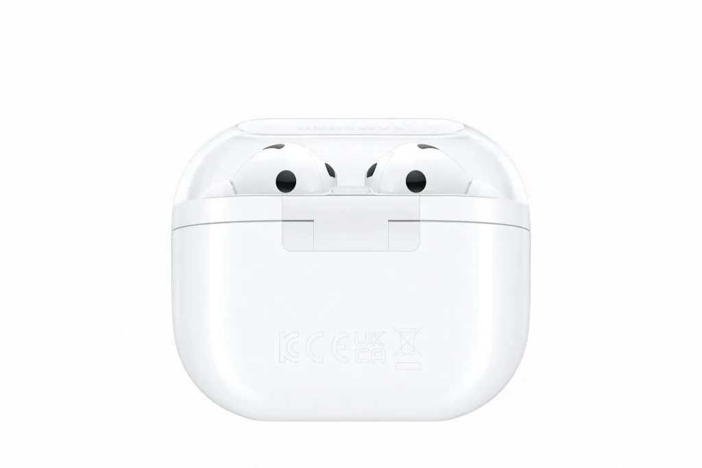 Qual escolher? Galaxy buds3 ou galaxy buds3 pro? Parte traseira do case do galaxy buds3 pro