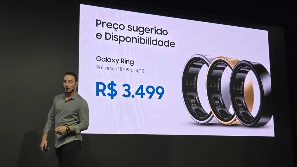Galaxy ring chega ao brasil. Veja os preços Dados de pré-venda e preço do galaxy ring no brasil