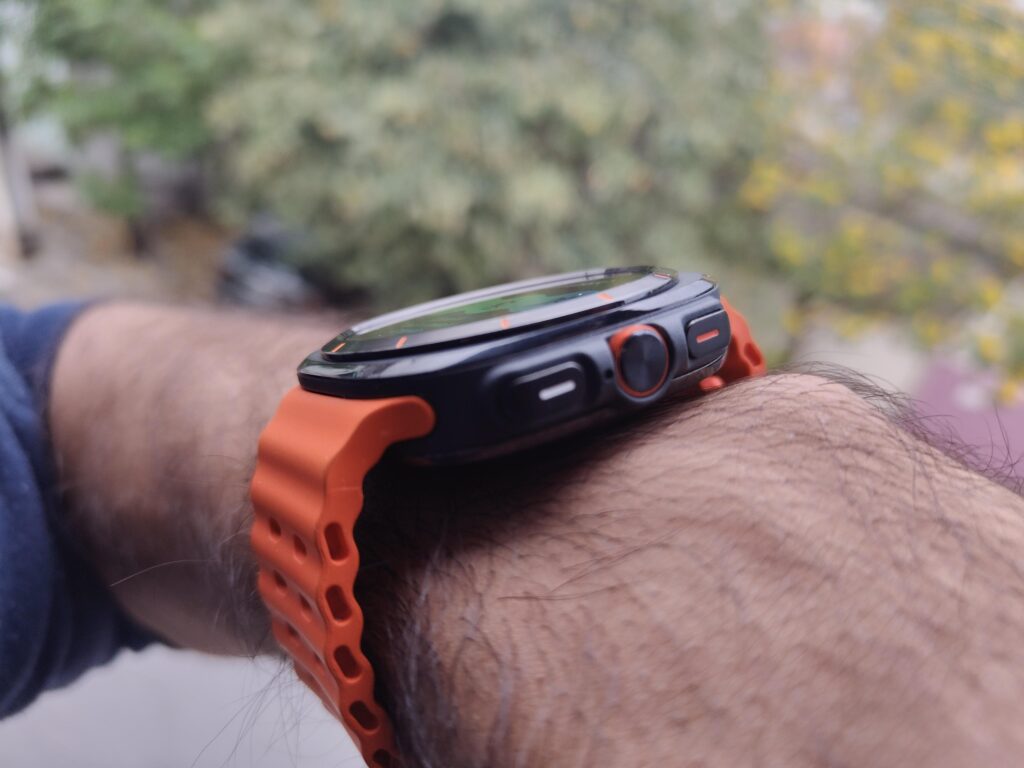 Review: galaxy watch ultra tem ótima bateria e monitoramento premium Botão extra do galaxy watch ultra