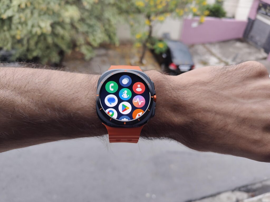 Review: galaxy watch ultra tem ótima bateria e monitoramento premium Tela do galaxy watch ultra