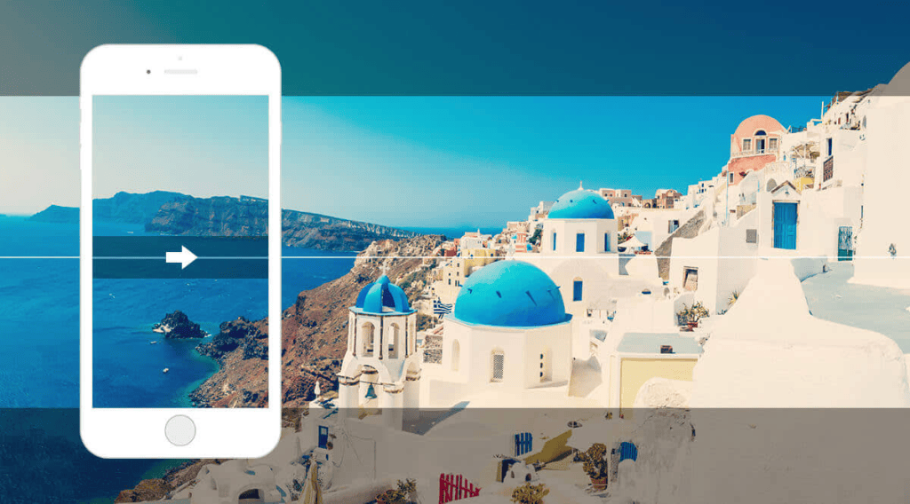 20 tips voor het maken van ongelooflijke foto's met elke mobiele telefoon Leg brede scènes vast met de panoramische functie van uw telefoon. Afbeelding: picmonkey