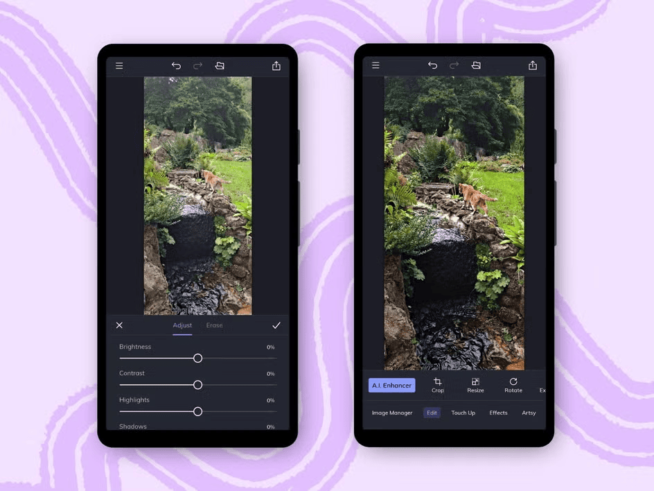 20 tips voor het maken van ongelooflijke foto's met elke mobiele telefoon Bewerk uw foto's om de helderheid en het contrast aan te passen en subtiele filters toe te passen. Afbeelding: befunky