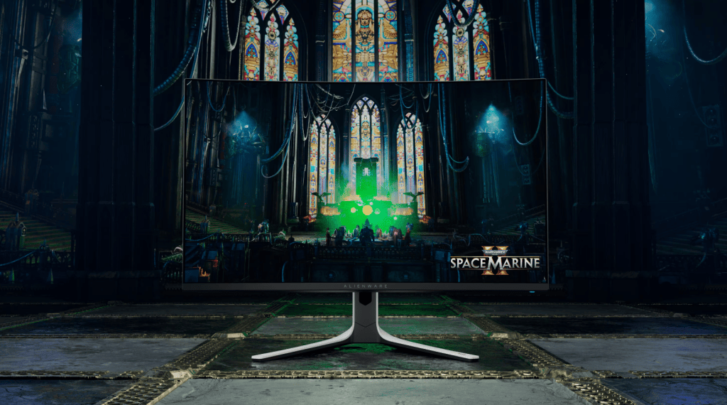 Beste Gaming-Monitore für Serious Games Alienware aw3225qf Werbebild / Quelle: Alienware