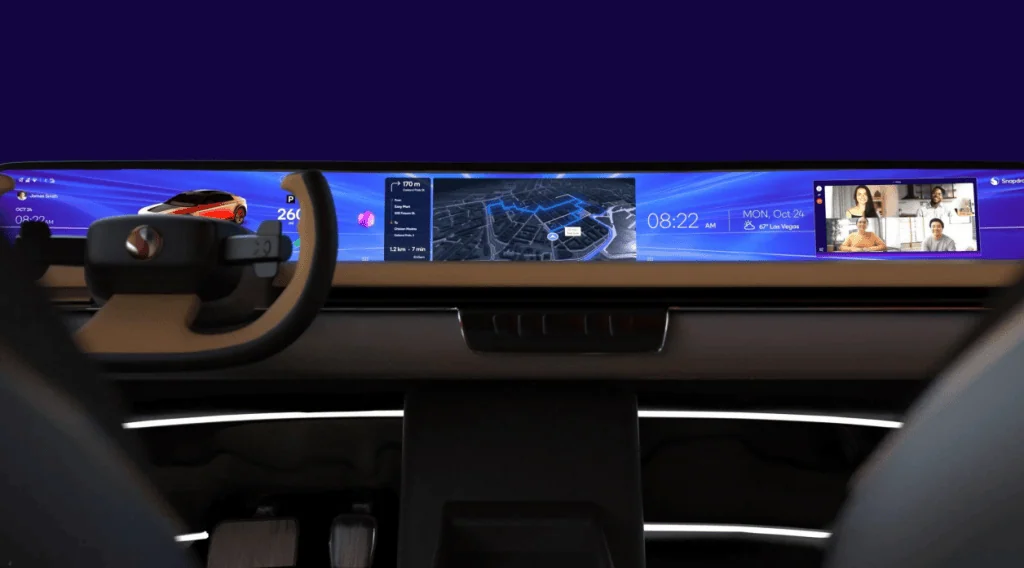 퀄컴, 스마트카용 스냅드래곤 콕핏 엘리트(Snapdragon Cockpit Elite)와 라이드 엘리트(Ride Elite) 출시 향상된 Adreno GPU는 이전 세대에 비해 최대 3배의 성능 향상을 제공합니다. / 출처: Qualcomm