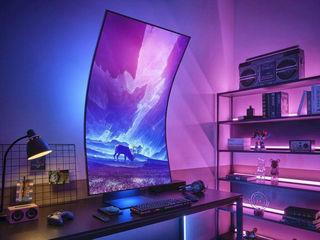 Beste Gaming-Monitore für Serious Games Samsung Odyssey Ark Werbebild / Quelle: Samsung