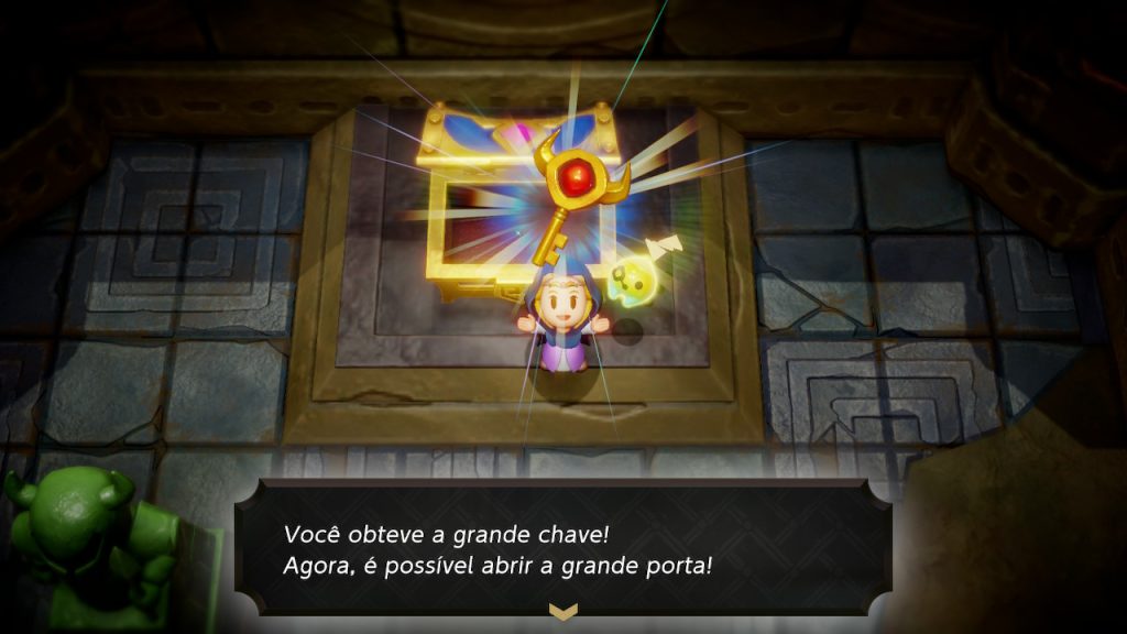 Chave grande do jogo the legend of zelda botw, obtenção, portal aberto, game, aventura, nintendo.