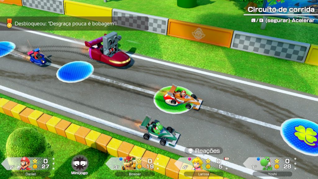 Super Mario Party Jamboree è il miglior gioco della serie Super Mario Party Jamboree è il miglior gioco della serie. Con molte opzioni di personaggi, tabelloni creativi, più di 110 minigiochi e fantastici tabelloni, il divertimento è garantito da giocare con gli amici