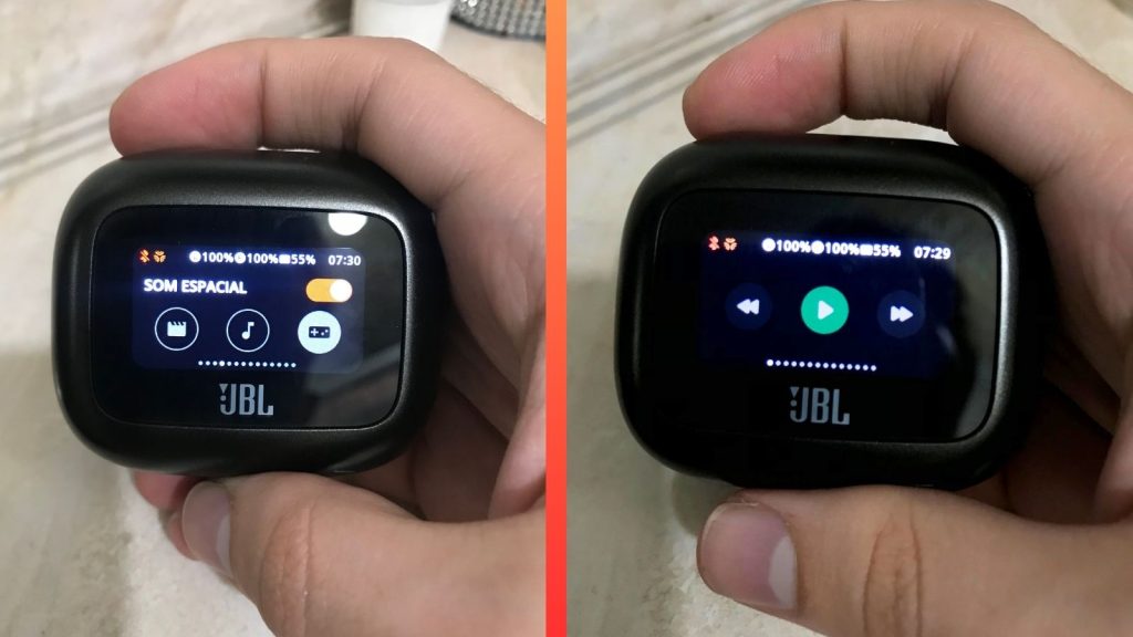 レビュー: jbl ライブ ビーム 3 は、プレミアム品質でさまざまなカスタマイズを提供します もう 1 つの興味深い機能は空間サウンドです。そのサウンド設定は、携帯電話に搭載されている映画、音楽、ビデオ ゲームの音響モードを強化するように設計されています。 (写真:複製/enzo sapio monello/showmetech)