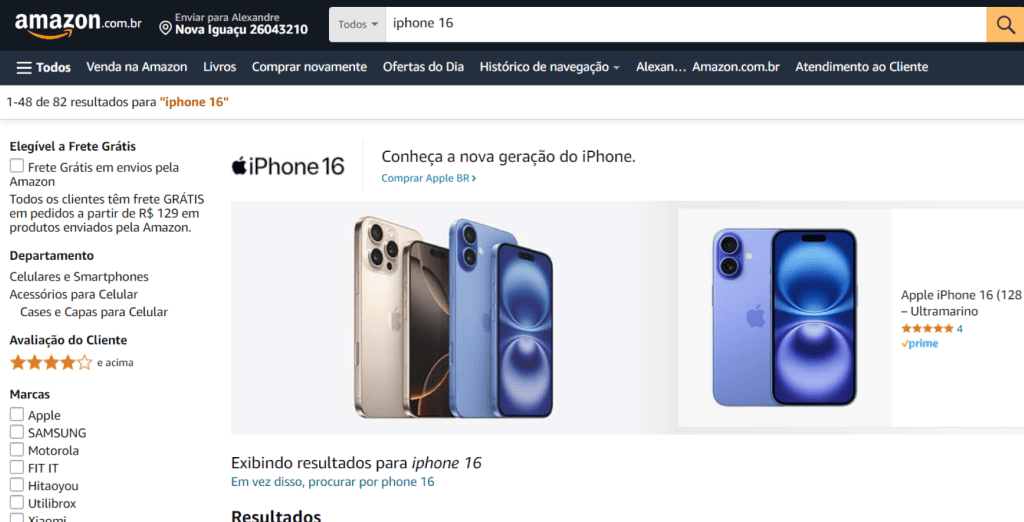 Iphone 16 kommt in Brasilien an; Sehen Sie sich die Preise und Rabatte der Betreiber an Iphone 16