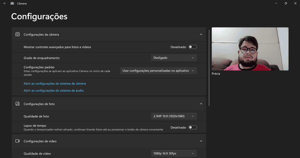 Test : l'asus vivobook s 15 est excellent pour la productivité Menu des paramètres de l’appareil photo sur vivobook s 15