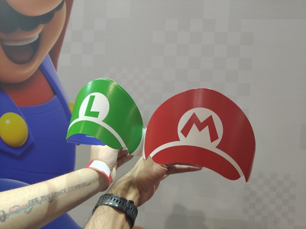 Luigi e mario bonecos de festa temática de videogame super mario.