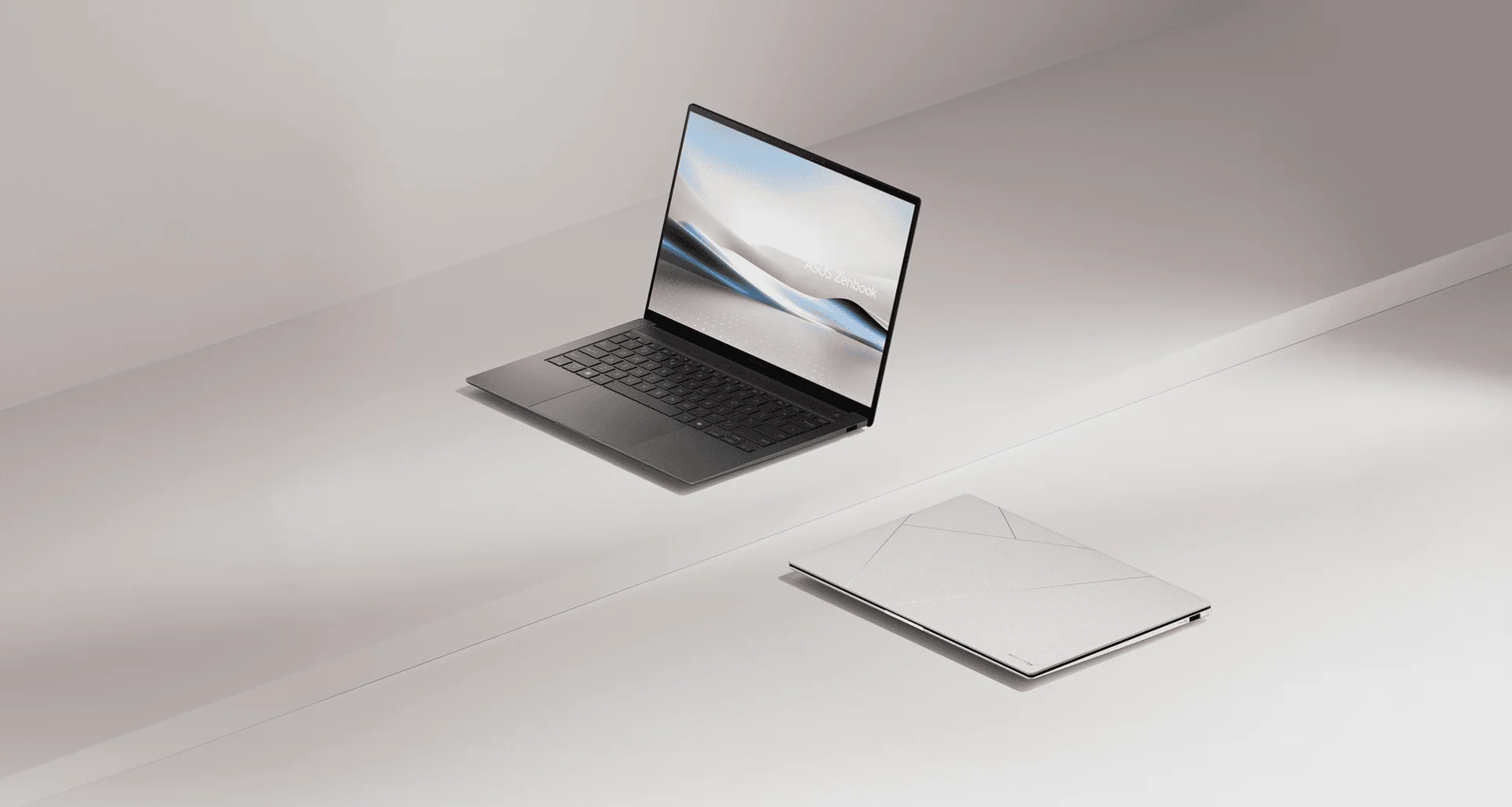 Notebook asus zenbook ultrafino em design minimalista e tecnologia avançada para produtividade e portabilidade.