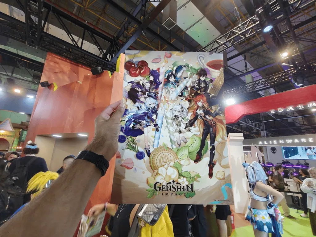 Guia de brindes da bgs 2024: ganhe os melhores! Brindes da bgs 2024 no estande de genshin impact