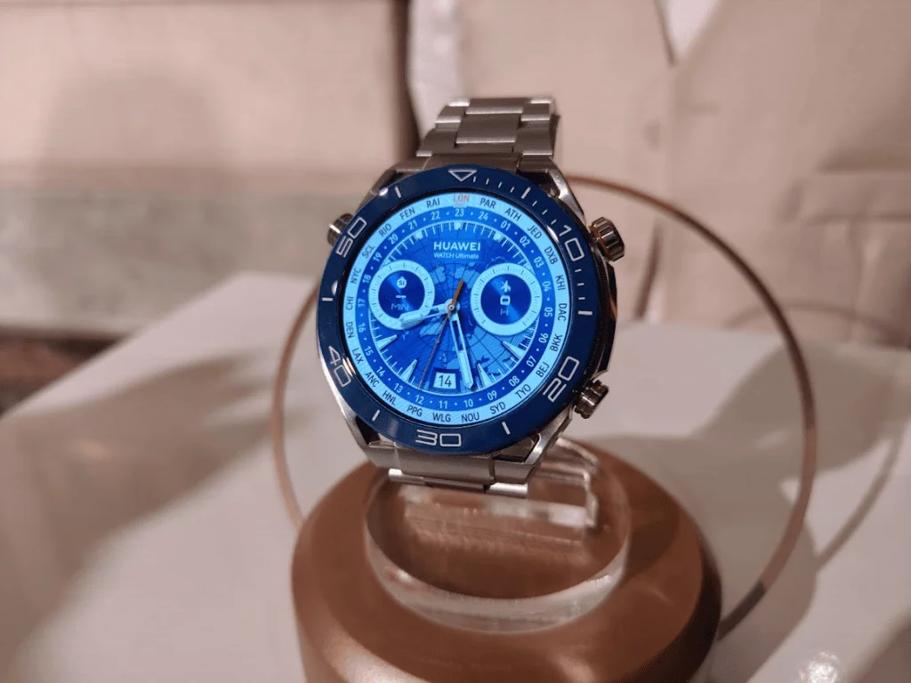 Huawei lança 4 smartwatches no brasil com foco em saúde e até 14 dias de bateria Huawei watch ultimate azul