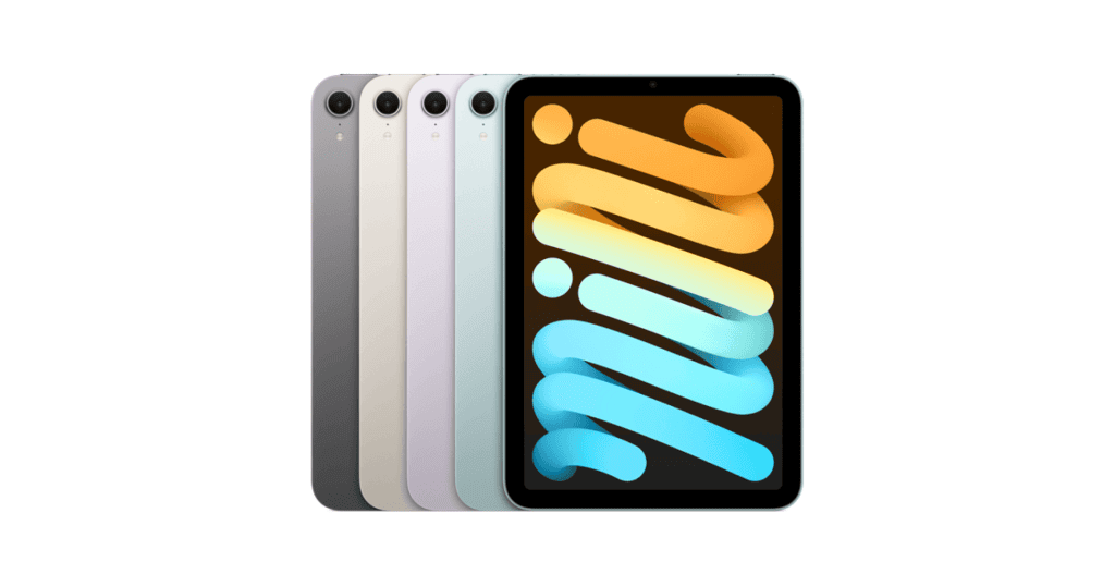 Apple iPad Air 2022 smarttelefon med forskjellige farger og skjerm av høy kvalitet for teknologi og innovasjon.