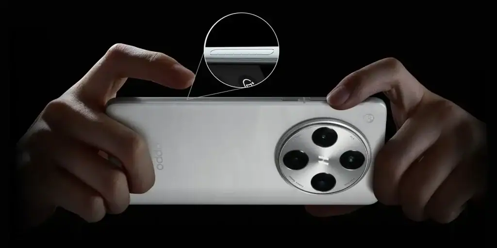 Oppo find x8 traz o magsafe do iphone para o android Botão de captura do oppo find x8, smartphone com processador dimensity 9400