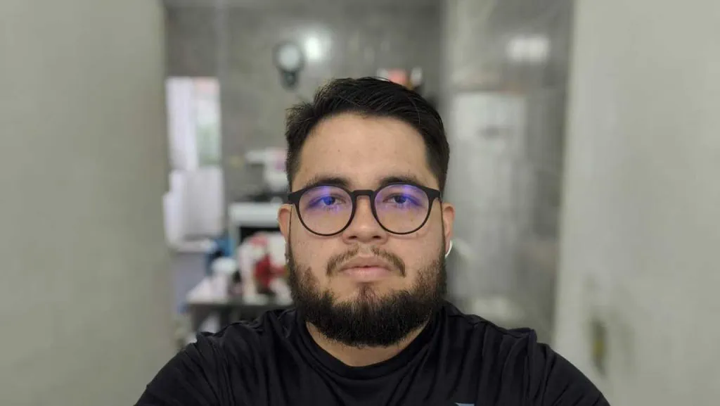 Review: galaxy tab s10 ultra é o topo dos tablets android em 2024 Selfie modo retrato galaxy tab s10 ultra