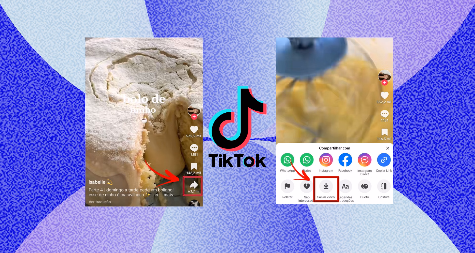 Como baixar vídeos do tiktok