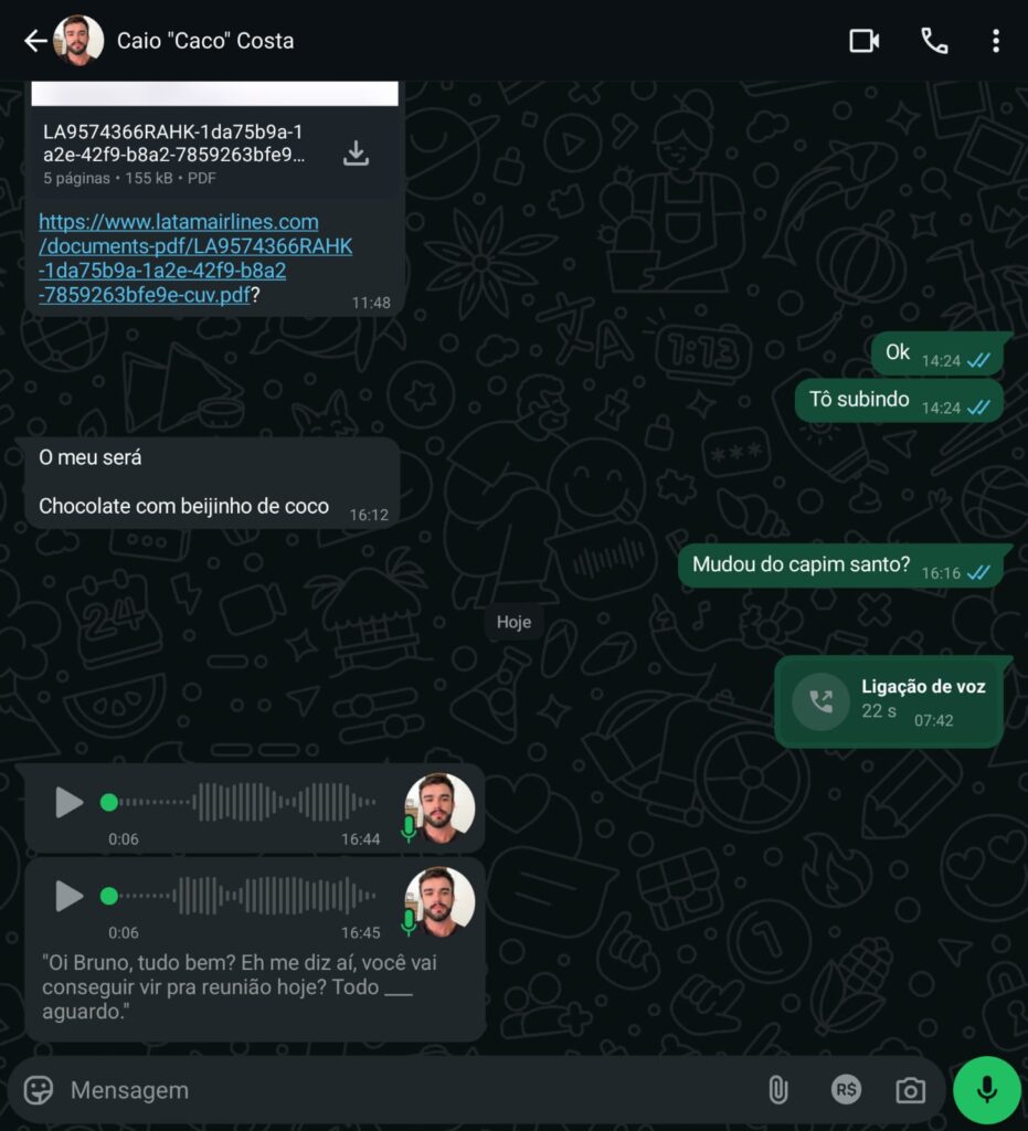 Como transcrever mensagem de áudio para texto no whatsapp Recurso de transcrever áudio no whatsapp