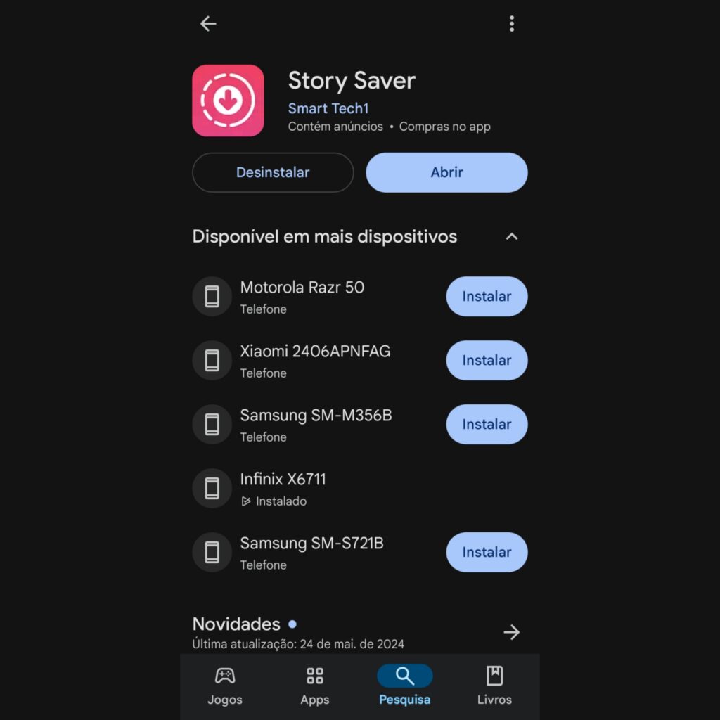 Como baixar vídeo do instagram (reels, post e stories) Uso do aplicativo storysaver para baixar fotos do instagram
