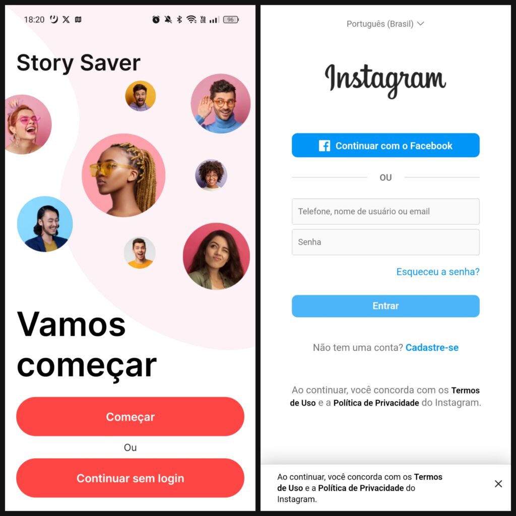 Como baixar vídeo do instagram (reels, post e stories) Uso do aplicativo storysaver para baixar fotos do instagram